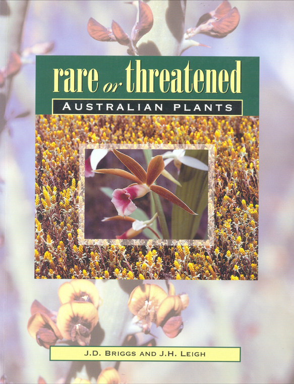 The cover image featuring three images of plants layered, one on top of the other, the back of brown seed pods, the middle thick yellow flowers, the t