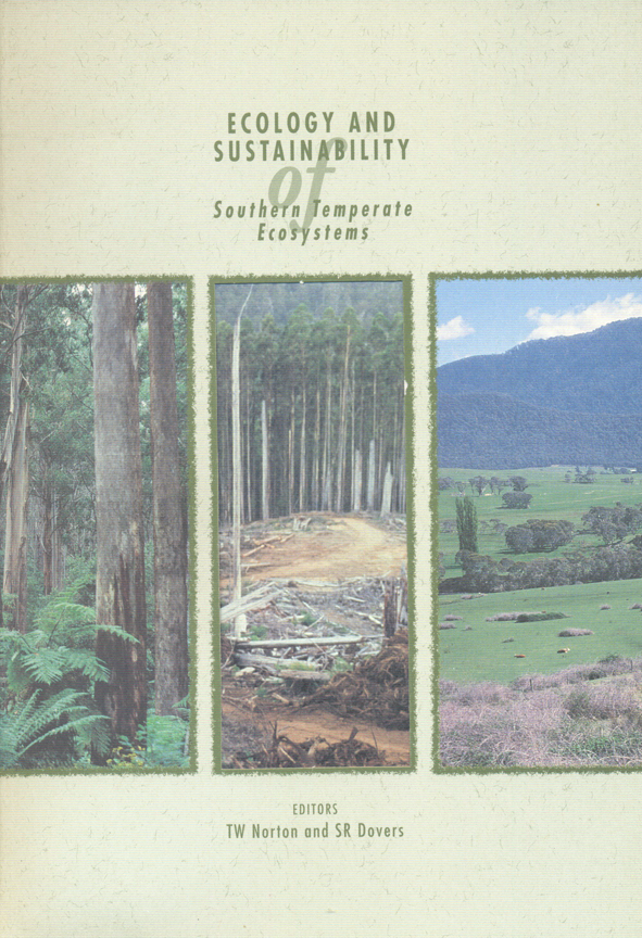The cover image featuring three tall rectangular images of a forest, a cleared forest, and green paddocks.