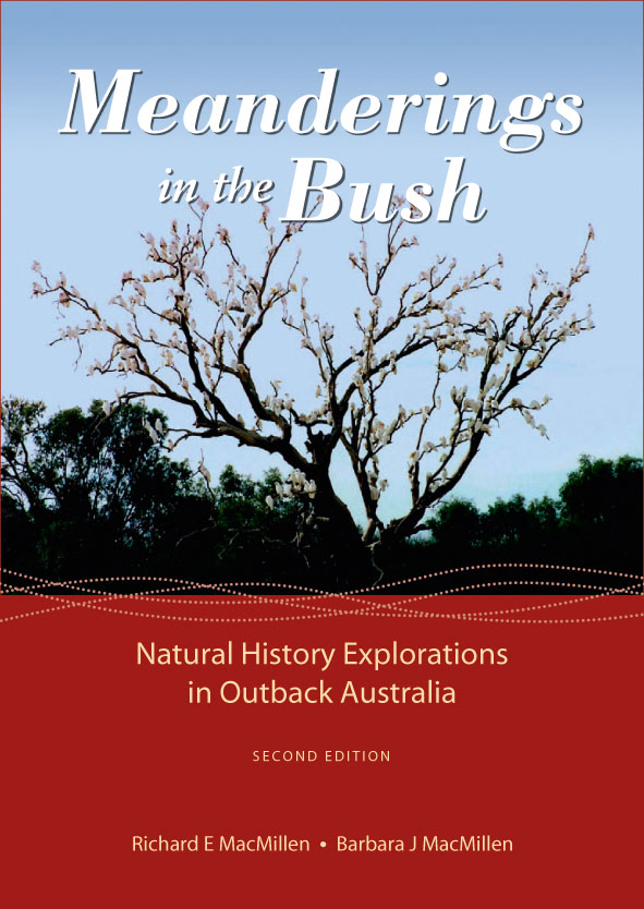 Cover image featuring a nearly silhouetted view of a tree covered in white cockatoos against a pale blue sky background.