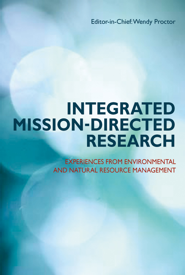 The cover image of Integrated Mission-directed Research, featuring multiple overlapping light spots with a blue tinged background.