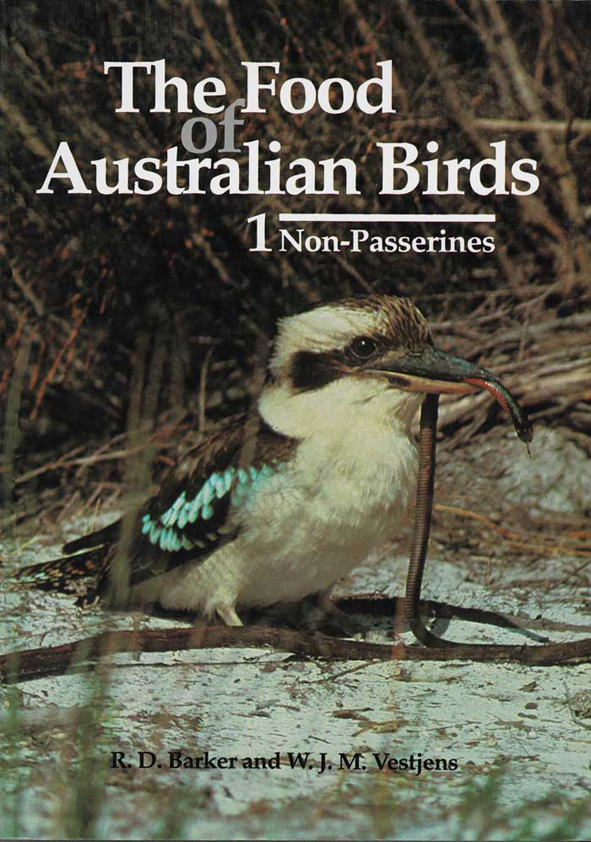 The cover image featuring a kookaburra with a long thin snake like animal in its beak.