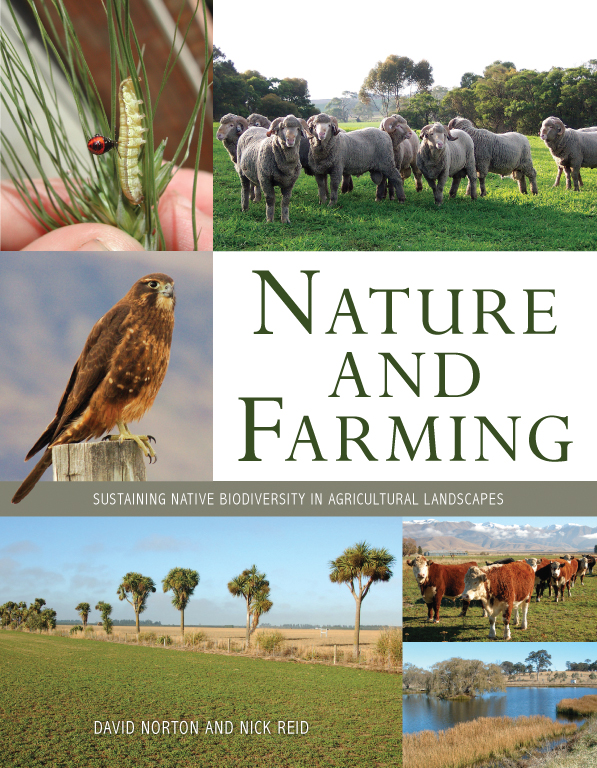 The cover image of Nature and Farming, featuring various pictures of the different aspects of farming including crops, live stock and dams.