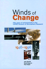 The cover image of Winds of Change, featuring five rectangular images rela