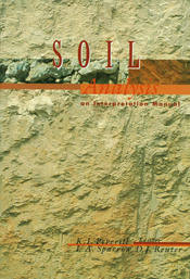 The cover image featuring pale yellow soil, with a thin strip running acro