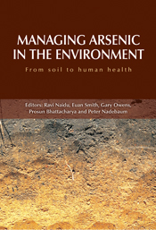The cover image of Managing Arsenic in the Environment, featuring soil fad