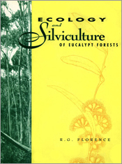 The cover image featuring a green strip up the left of gumtrees and a plai