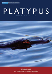 The cover image of Platypus, featuring a platypus with its head just out o