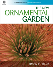 The cover image of New Ornamental Garden The New Ornamental Garden, featuring a close up image of a pink and green flower.