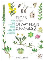 The cover image featuring native flowers, leaves and seed pods against a plain white background.