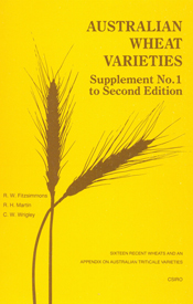 The cover image of Australian Wheat Varieties Supplement No.1, features th