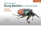 Cover image of Introduced Dung Beetles in Australia, featuring a side-view