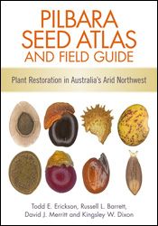 Cover of Pilbara Seed Atlas and Field Guide featuring macro photographs of