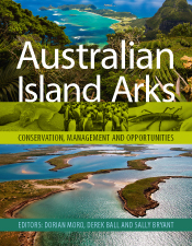 Cover of Australian Island Arks featuring photos of islands and the wildli