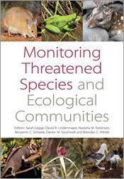 Cover featuring images of a variety of threatened Australian animals and plants.