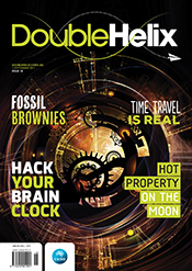 Cover with abstract image of mechanical clockworks and gears.