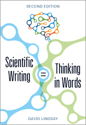 Cover of Scientific Writing = Thinking in Words Second Edition featuring i