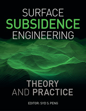 Cover of Surface Subsidence Engineering featuring a green digital model of