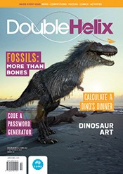 Cover of Double Helix magazine Issue 42, featuring a digital illustration
