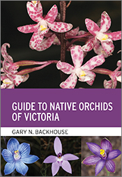 Cover of 'Guide to Native Orchids of Victoria', featuring a variety of str
