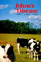 The cover image featuring three black and white cows in the immediate fore