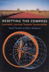 The cover image featuring an orange compass outline over a blue earth line